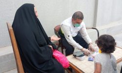 برپايي ايستگاه سلامت در مسجد الرحمن به همت کانون بسیج جامعه پزشکی مدیریت درمان تامین اجتماعی استان خوزستان