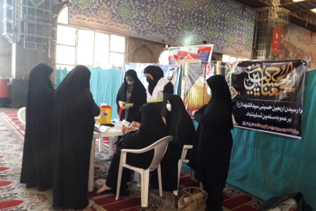 ایستگاه سلامت در قالب طرح شهید رهنمون در مصلی بزرگ امام خمینی (ره) اهواز برگزار شد