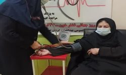 طرح غربالگری فشار خون بمناسبت روز جهانی فشار خون بالا در بیمارستان نفت مسجدسلیمان