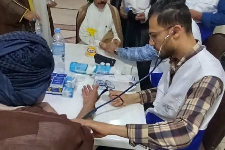 موکب سلامت همایش عشایر در منطقه کوت عبدالله
