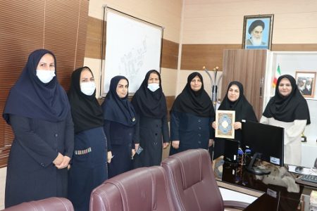 تجلیل از بانوان محجبه بهداشت و درمان نفت مسجدسلیمان در هفته حجاب و عفاف