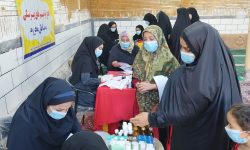 اعزام تیم پزشکی بیمارستان حضرت امیرالمومنین (ع) اهواز به مناسبت هفته دفاع مقدس به منطقه محروم الصافی اهواز