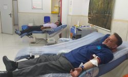 پویش اهدای خون با حضور کارکنان و بسیجیان بیمارستان حضرت امیرالمومنین (ع) اهواز برگزار شد