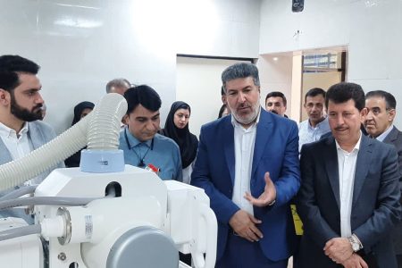 افتتاح وبهره برداری بخش رادیولوژی و سونوگرافی بیمارستان سلامت اهواز